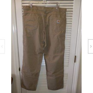 Carhartt FR Flame-Resistant NFPA 2112 Tan Pants Loose Fit Size 40x32 FRB159GKH
